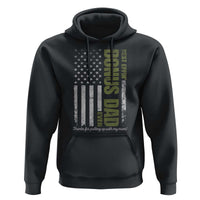 Best Effin Bonus Dad Ever Hoodie Vintage Step Dad American Flag