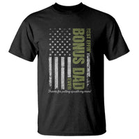 Best Effin Bonus Dad Ever T Shirt Vintage Step Dad American Flag