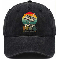 Vintage 1946 Washed Cotton Baseball Cap 80th Birthday Turning 80 Year Old Gifts