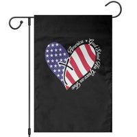 America God Shed His Grace on Thee 4th of July Garden Flag Patriotic American Flag Cross - Wonder Print Shop