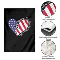 America God Shed His Grace on Thee 4th of July Garden Flag Patriotic American Flag Cross - Wonder Print Shop
