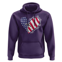 America God Shed His Grace on Thee 4th of July Hoodie Patriotic American Flag Cross - Wonder Print Shop
