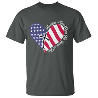 America God Shed His Grace on Thee 4th of July T Shirt Patriotic American Flag Cross - Wonder Print Shop