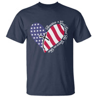 America God Shed His Grace on Thee 4th of July T Shirt Patriotic American Flag Cross - Wonder Print Shop