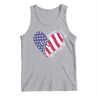 America God Shed His Grace on Thee 4th of July Tank Top Patriotic American Flag Cross - Wonder Print Shop