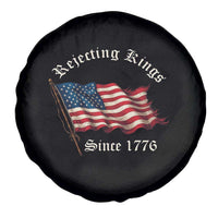 Rejecting Kings Spare Tire Cover Since 1776 No Kings In America Retro US Flag