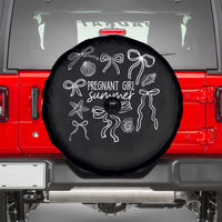 Pregnant Girl Summer Spare Tire Cover Beach Pregnancy Announcement Summer Baby Shower - Wonder Print Shop