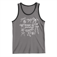 Pregnant Girl Summer Tank Top Beach Pregnancy Announcement Summer Baby Shower - Wonder Print Shop