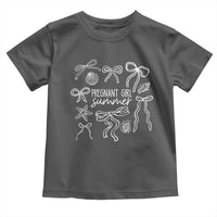 Pregnant Girl Summer Toddler T Shirt Beach Pregnancy Announcement Summer Baby Shower - Wonder Print Shop