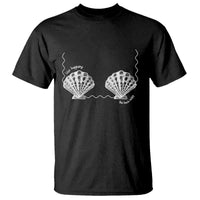 Seashell Bra T Shirt Mermaid Cute Summer Beach Vacation - Wonder Print Shop