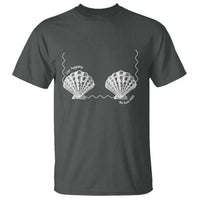 Seashell Bra T Shirt Mermaid Cute Summer Beach Vacation - Wonder Print Shop