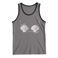 Seashell Bra Tank Top Mermaid Cute Summer Beach Vacation - Wonder Print Shop