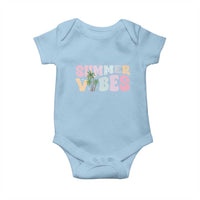 Summer Vibes Baby Onesie Beach Life Gift Distressed Beach Mom - Wonder Print Shop