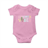 Summer Vibes Baby Onesie Beach Life Gift Distressed Beach Mom - Wonder Print Shop