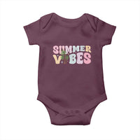Summer Vibes Baby Onesie Beach Life Gift Distressed Beach Mom - Wonder Print Shop