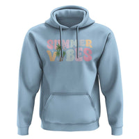 Summer Vibes Hoodie Beach Life Gift Distressed Beach Mom - Wonder Print Shop