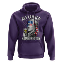 Funny Hamilton Drinking Hoodie Alexander Hammeredton 4th of July Beer Merica Flag - Wonder Print Shop