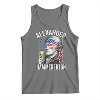 Funny Hamilton Drinking Tank Top Alexander Hammeredton 4th of July Beer Merica Flag - Wonder Print Shop