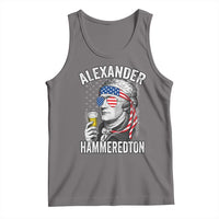 Funny Hamilton Drinking Tank Top Alexander Hammeredton 4th of July Beer Merica Flag - Wonder Print Shop