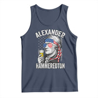 Funny Hamilton Drinking Tank Top Alexander Hammeredton 4th of July Beer Merica Flag - Wonder Print Shop