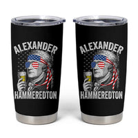 Funny Hamilton Drinking Tumbler Cup Alexander Hammeredton 4th of July Beer Merica Flag - Wonder Print Shop