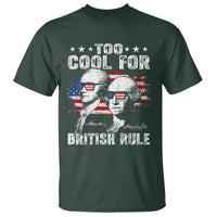 Too Cool For British Rule T Shirt USA American Flag 4th of July - Wonder Print Shop
