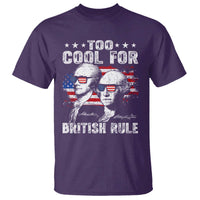 Too Cool For British Rule T Shirt USA American Flag 4th of July - Wonder Print Shop