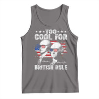 Too Cool For British Rule Tank Top USA American Flag 4th of July - Wonder Print Shop