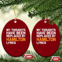 Alexander Hamilton Ceramic Ornament American Musical Gift - Wonder Print Shop