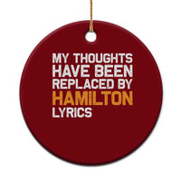 Alexander Hamilton Ceramic Ornament American Musical Gift - Wonder Print Shop