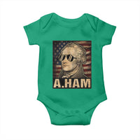 Alexander Hamilton Baby Onesie Vintage American Flag - Wonder Print Shop