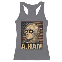 Alexander Hamilton Racerback Tank Top Vintage American Flag - Wonder Print Shop