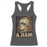 Alexander Hamilton Racerback Tank Top Vintage American Flag - Wonder Print Shop