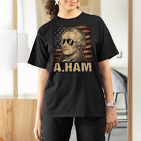 Alexander Hamilton T Shirt For Women Vintage American Flag - Wonder Print Shop