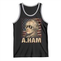 Alexander Hamilton Tank Top Vintage American Flag - Wonder Print Shop