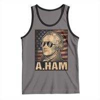 Alexander Hamilton Tank Top Vintage American Flag - Wonder Print Shop