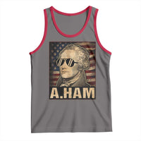 Alexander Hamilton Tank Top Vintage American Flag - Wonder Print Shop