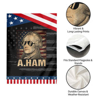 Alexander Hamilton Garden Flag Vintage American Flag