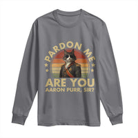 Alexander Hamilton Cat Long Sleeve Shirt Funny Gifts For Fans Cat Lovers - Wonder Print Shop