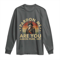 Alexander Hamilton Cat Long Sleeve Shirt Funny Gifts For Fans Cat Lovers - Wonder Print Shop