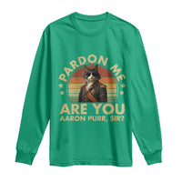 Alexander Hamilton Cat Long Sleeve Shirt Funny Gifts For Fans Cat Lovers - Wonder Print Shop