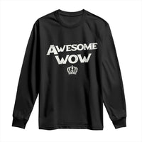 Awesome Wow Long Sleeve Shirt Alexander Hamilton Lover - Wonder Print Shop