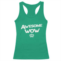 Awesome Wow Racerback Tank Top Alexander Hamilton Lover - Wonder Print Shop