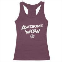 Awesome Wow Racerback Tank Top Alexander Hamilton Lover - Wonder Print Shop
