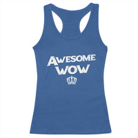 Awesome Wow Racerback Tank Top Alexander Hamilton Lover - Wonder Print Shop