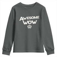 Awesome Wow Youth Sweatshirt Alexander Hamilton Lover - Wonder Print Shop