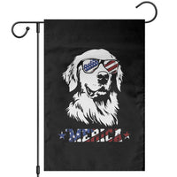 Merica Golden Retriever Garden Flag 4th of July Dog Patriotic Dog Mom - Wonder Print Shop