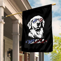 Merica Golden Retriever Garden Flag 4th of July Dog Patriotic Dog Mom - Wonder Print Shop