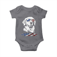 Merica Golden Retriever Baby Onesie 4th of July Dog Patriotic Dog Mom - Wonder Print Shop