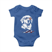 Merica Golden Retriever Baby Onesie 4th of July Dog Patriotic Dog Mom - Wonder Print Shop